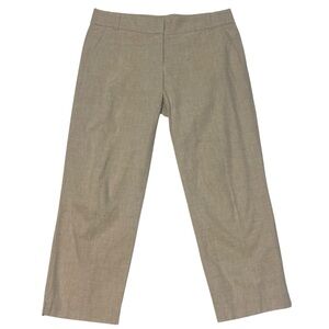 J. Crew Cocktail Lightweight‎ Professional Career Workwear Capri Pant Khaki Pant